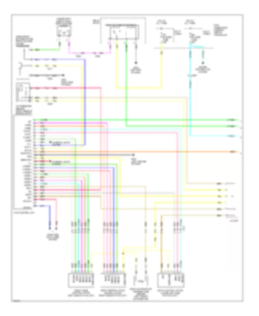 Manual AC Wiring Diagram (1 of 3) for Honda Odyssey EX 2014