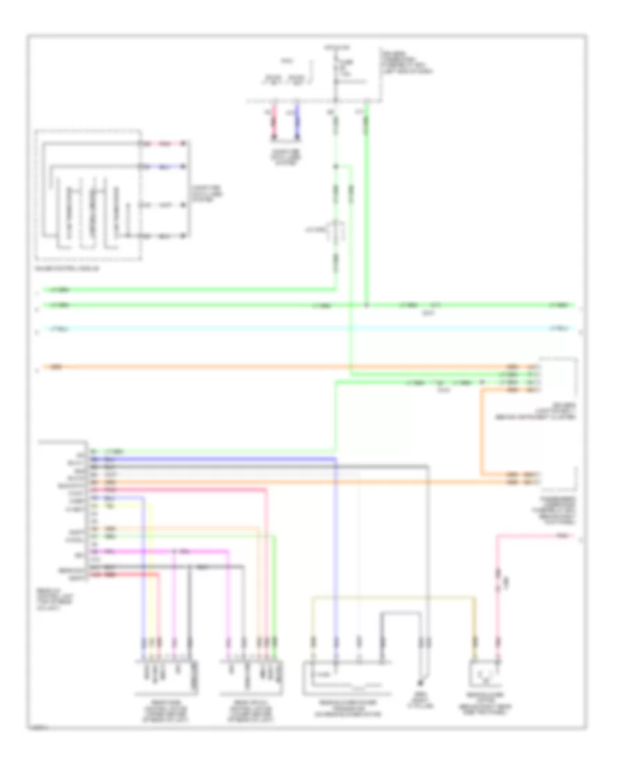 Manual AC Wiring Diagram (2 of 3) for Honda Odyssey EX 2014