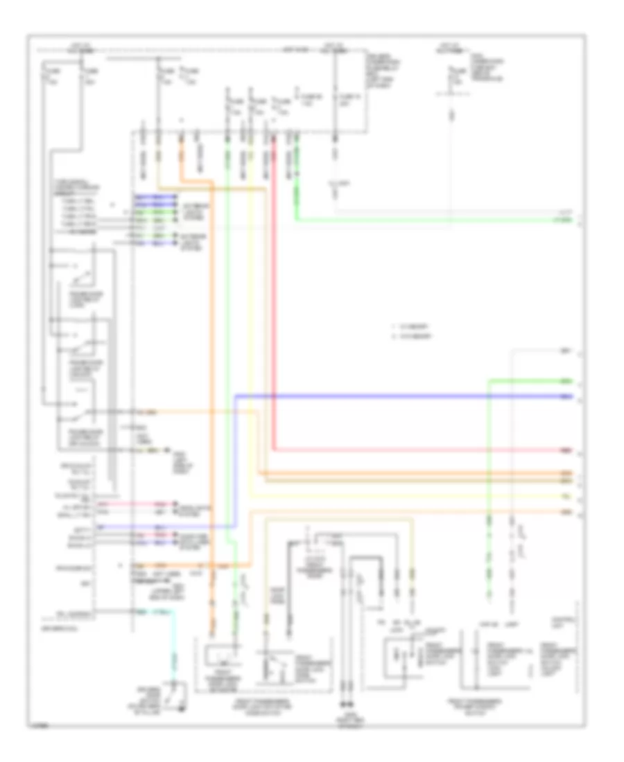 Forced Entry Wiring Diagram 1 of 8 for Honda Odyssey EX 2014