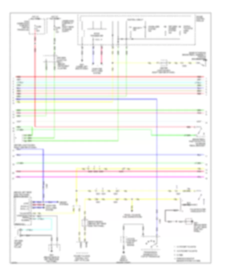 Forced Entry Wiring Diagram (7 of 8) for Honda Odyssey EX 2014
