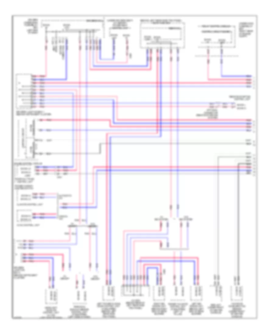 F-CAN  B-CAN Wiring Diagram (1 of 2) for Honda Odyssey EX 2014