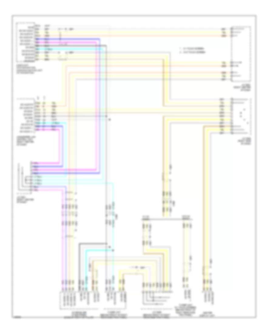 GA NET Bus GA NET Audio Wiring Diagram without RES for Honda Odyssey EX 2014