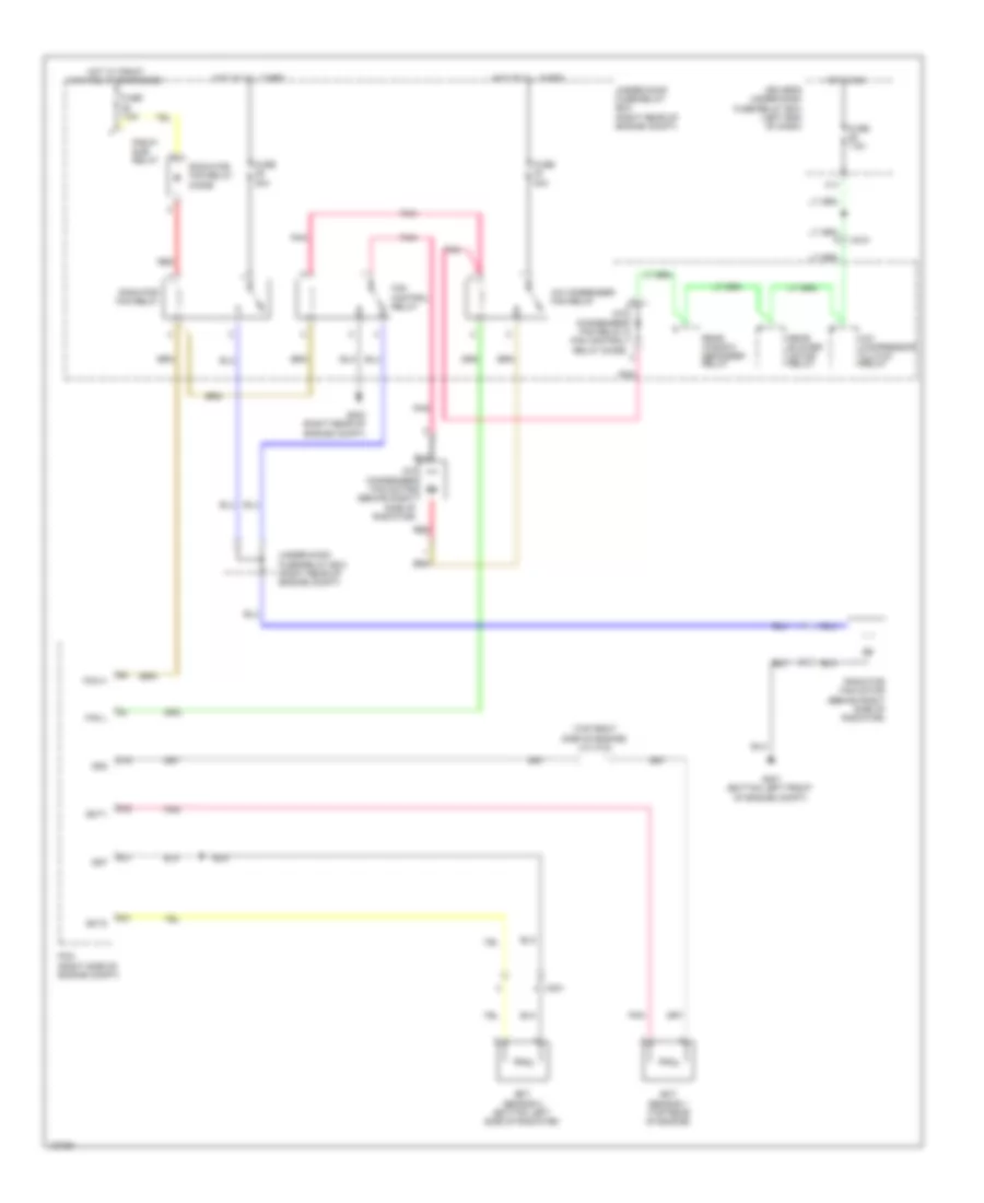 Cooling Fan Wiring Diagram for Honda Odyssey EX 2014