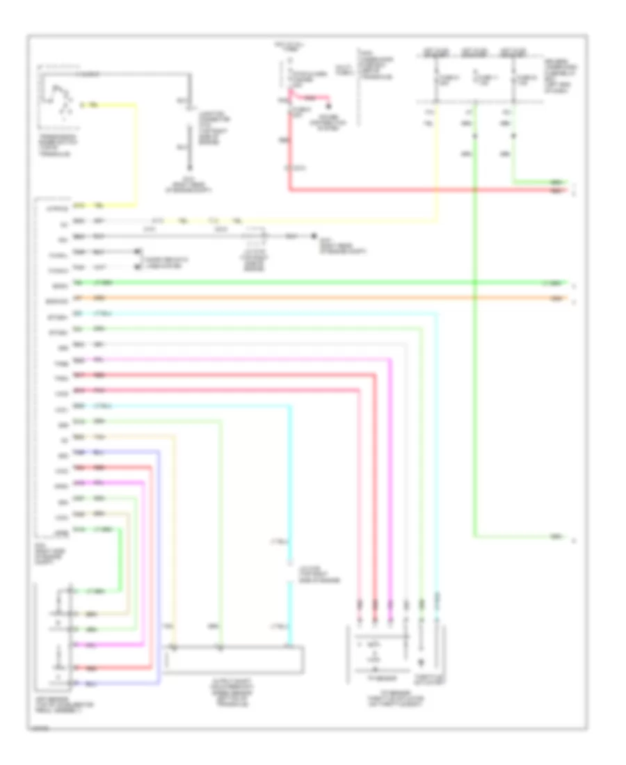 Cruise Control Wiring Diagram 1 of 2 for Honda Odyssey EX 2014