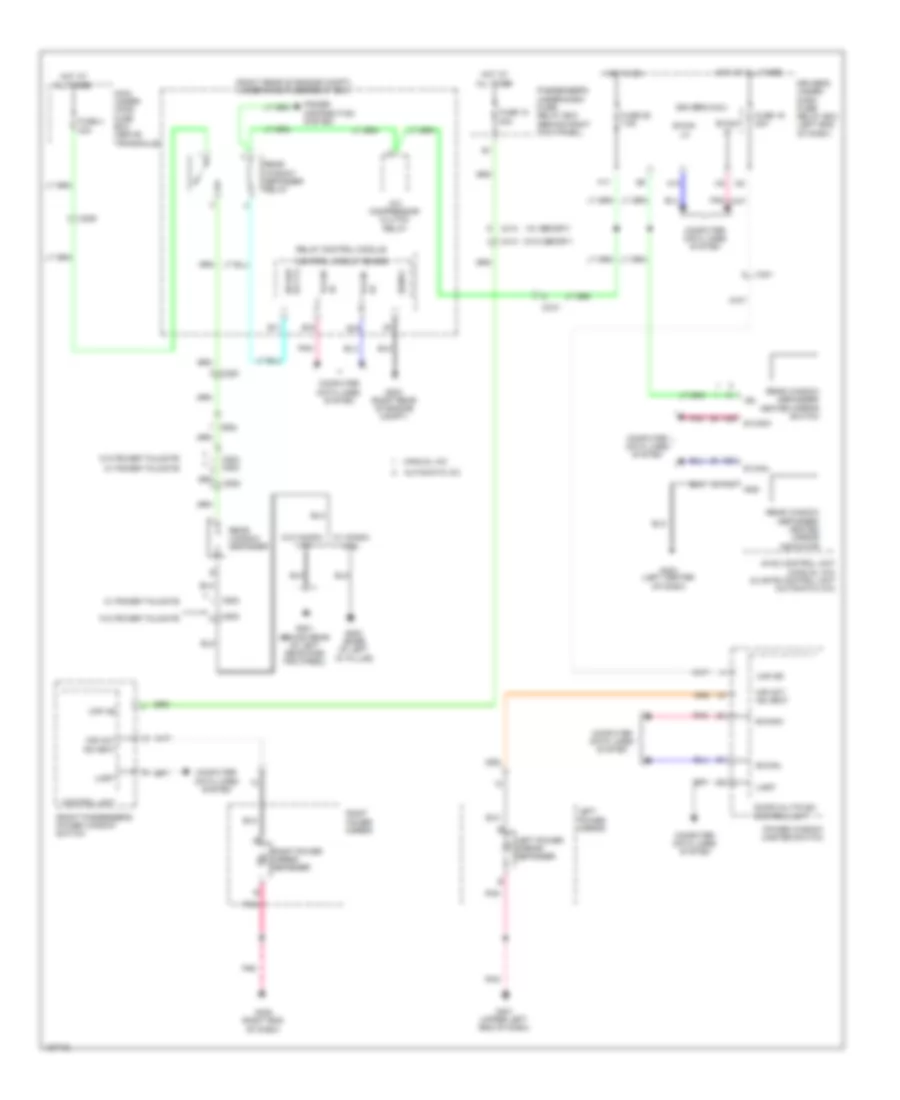 Defoggers Wiring Diagram for Honda Odyssey EX 2014