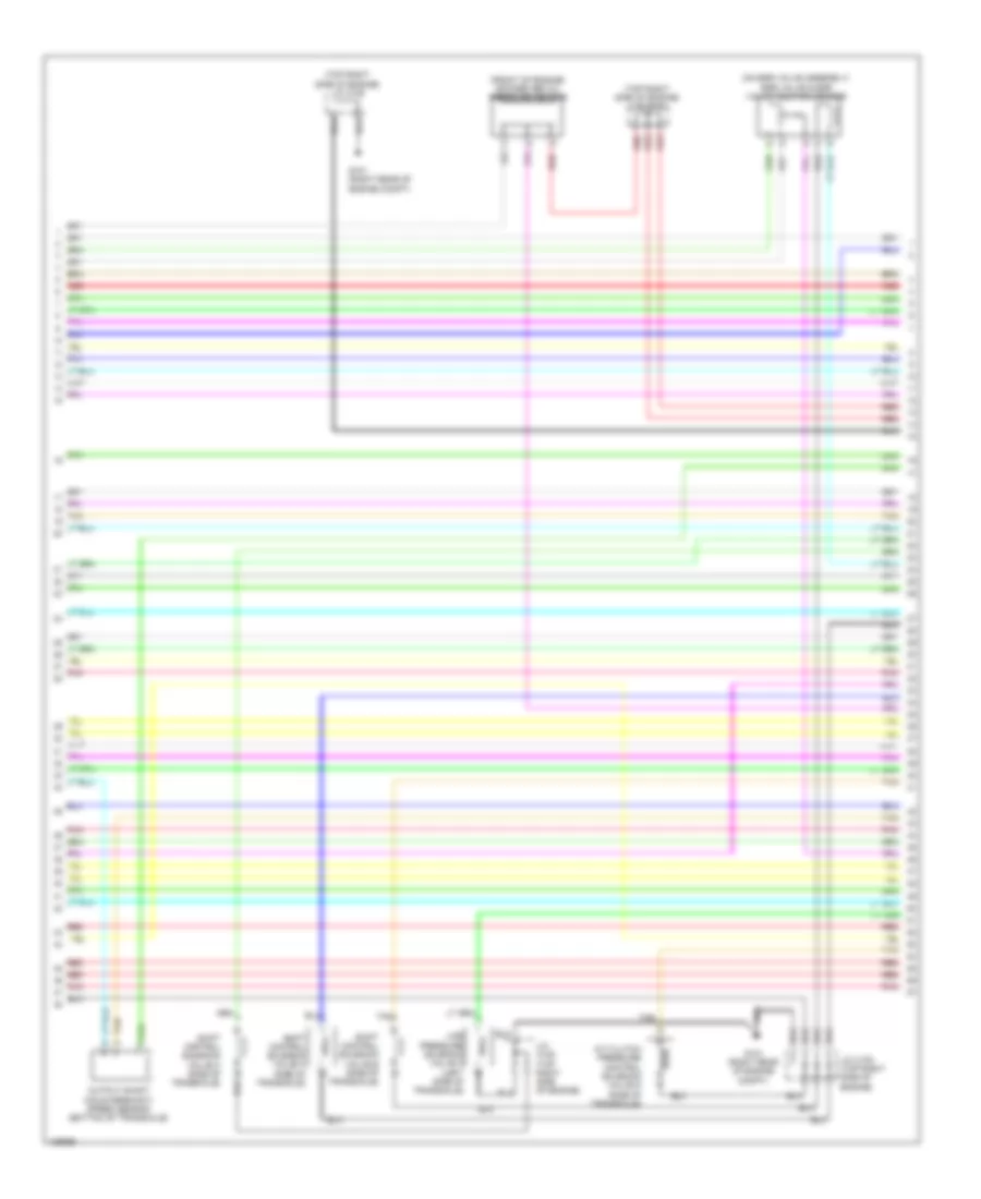 3.5L, Engine Performance Wiring Diagram (6 of 7) for Honda Odyssey EX 2014