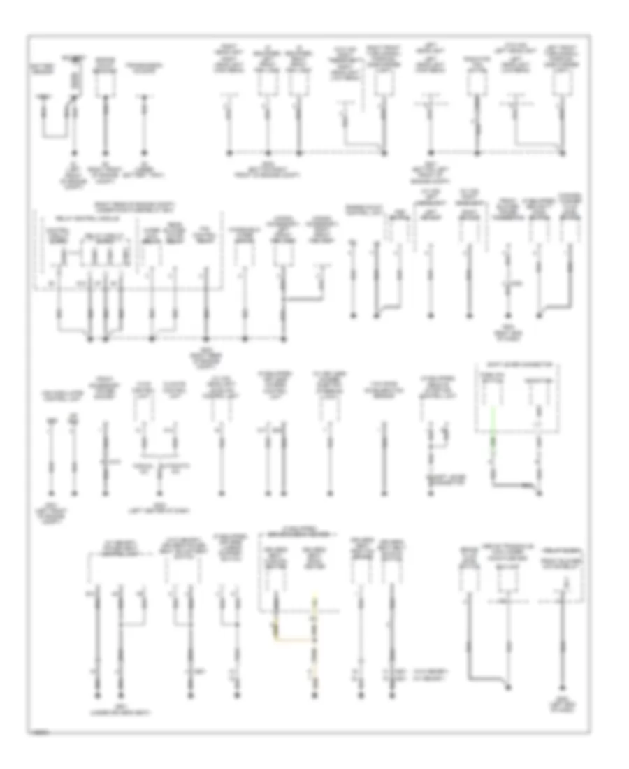 Ground Distribution Wiring Diagram 1 of 5 for Honda Odyssey EX 2014