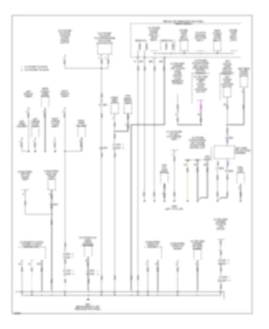 Ground Distribution Wiring Diagram 4 of 5 for Honda Odyssey EX 2014