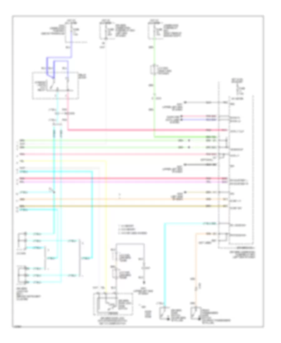 Courtesy Lamps Wiring Diagram 4 of 4 for Honda Odyssey EX 2014