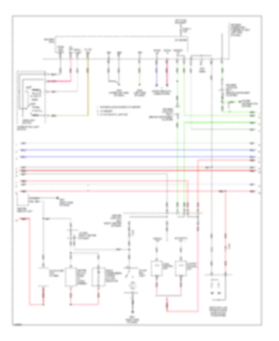 Instrument Illumination Wiring Diagram 3 of 5 for Honda Odyssey EX 2014