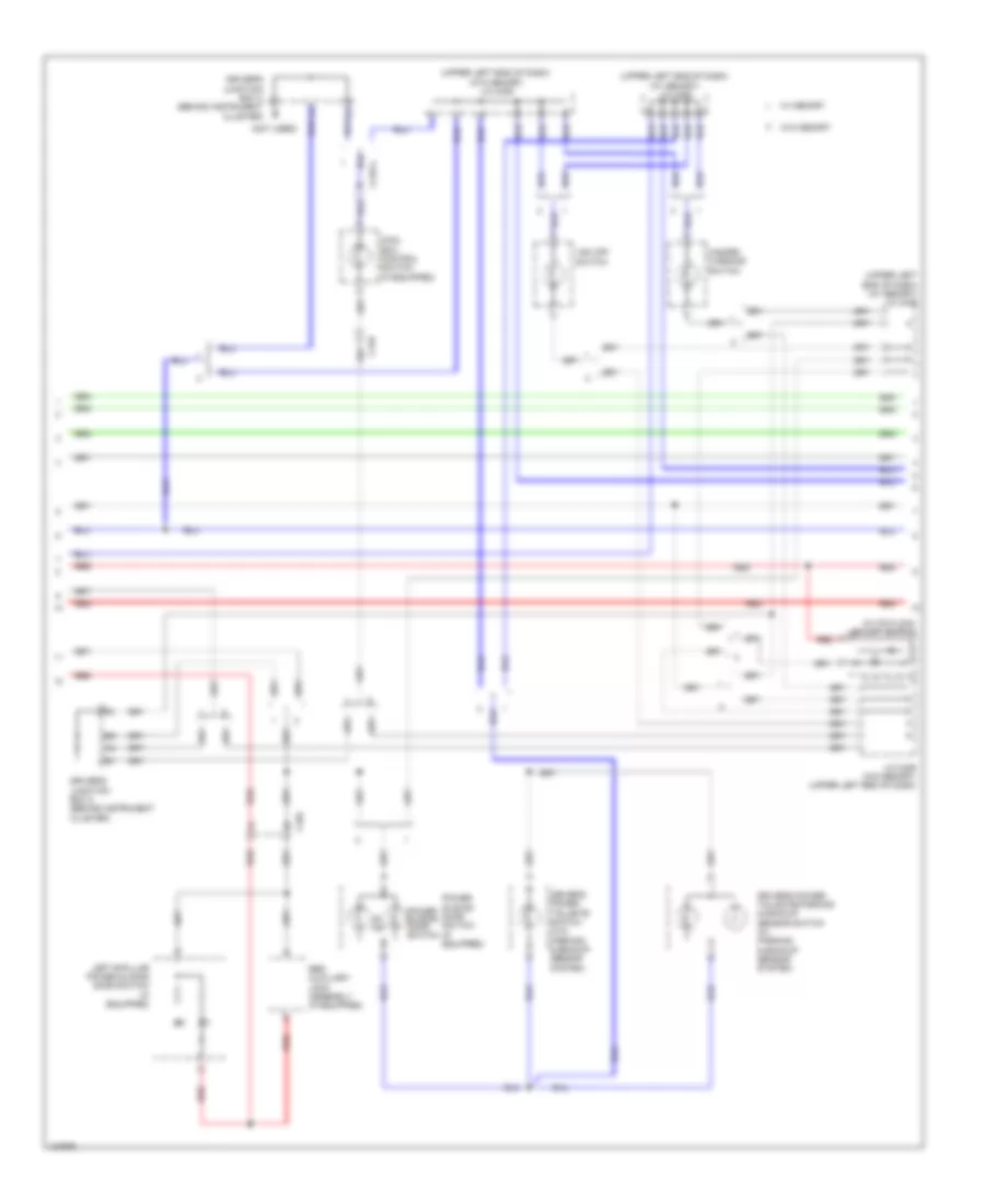 Instrument Illumination Wiring Diagram 4 of 5 for Honda Odyssey EX 2014