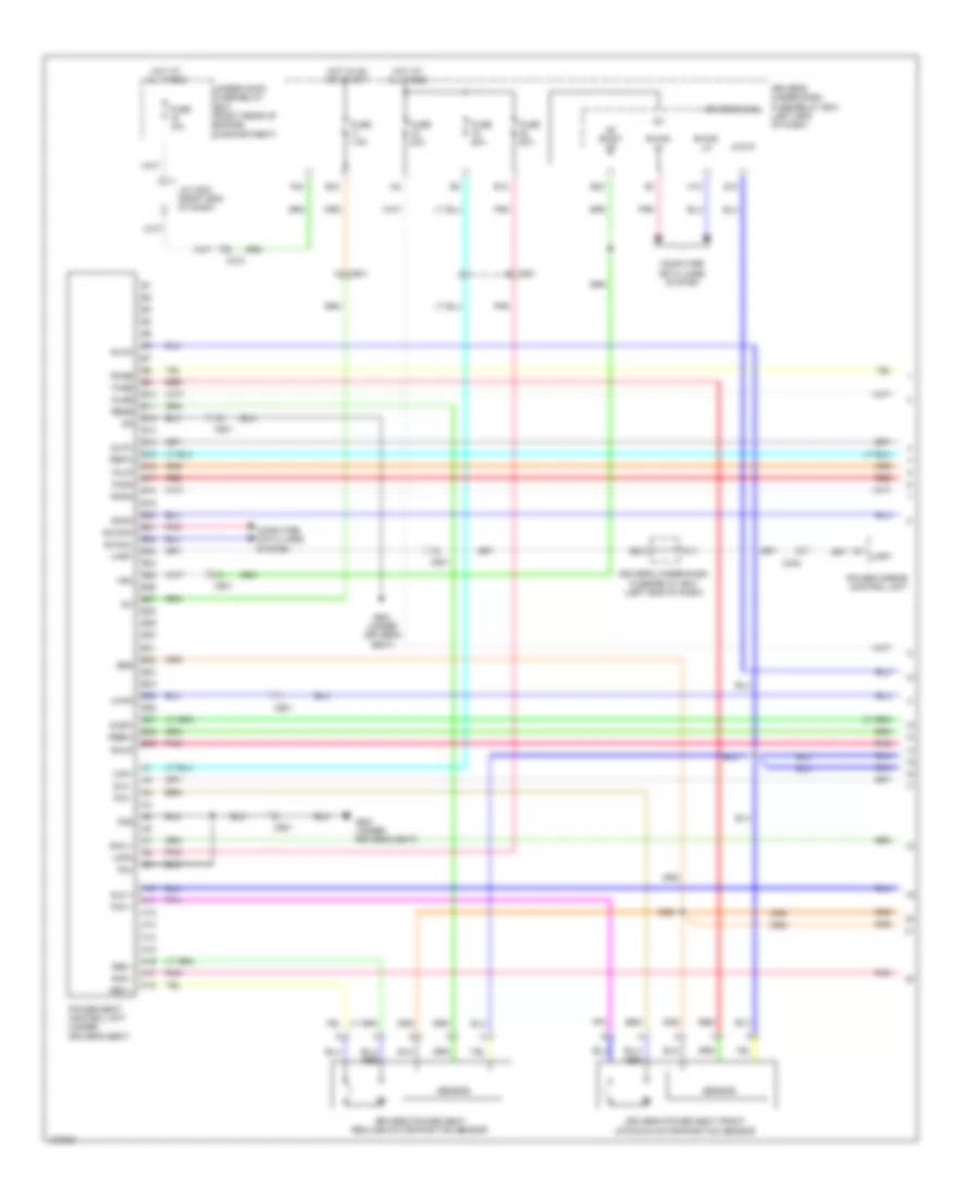 Memory Seat Wiring Diagram 1 of 3 for Honda Odyssey EX 2014