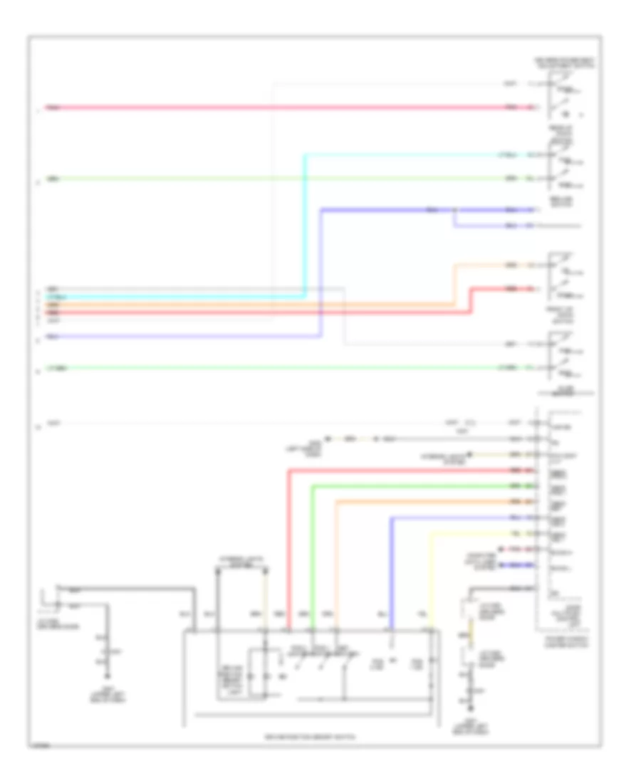 Memory Seat Wiring Diagram (3 of 3) for Honda Odyssey EX 2014