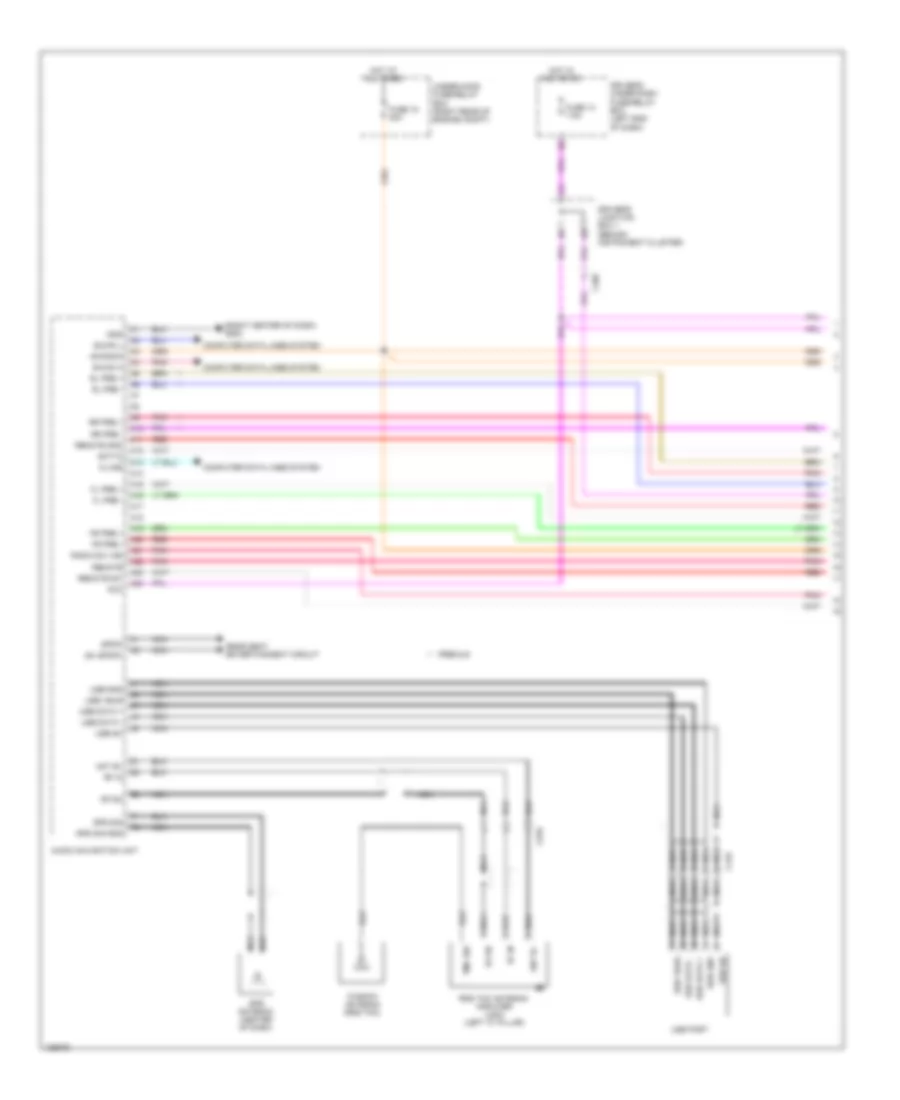 Navigation Wiring Diagram 1 of 7 for Honda Odyssey EX 2014
