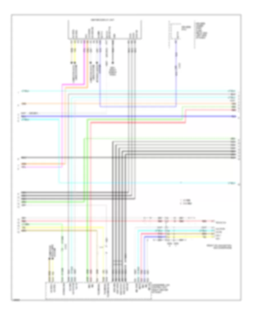 Navigation Wiring Diagram 6 of 7 for Honda Odyssey EX 2014