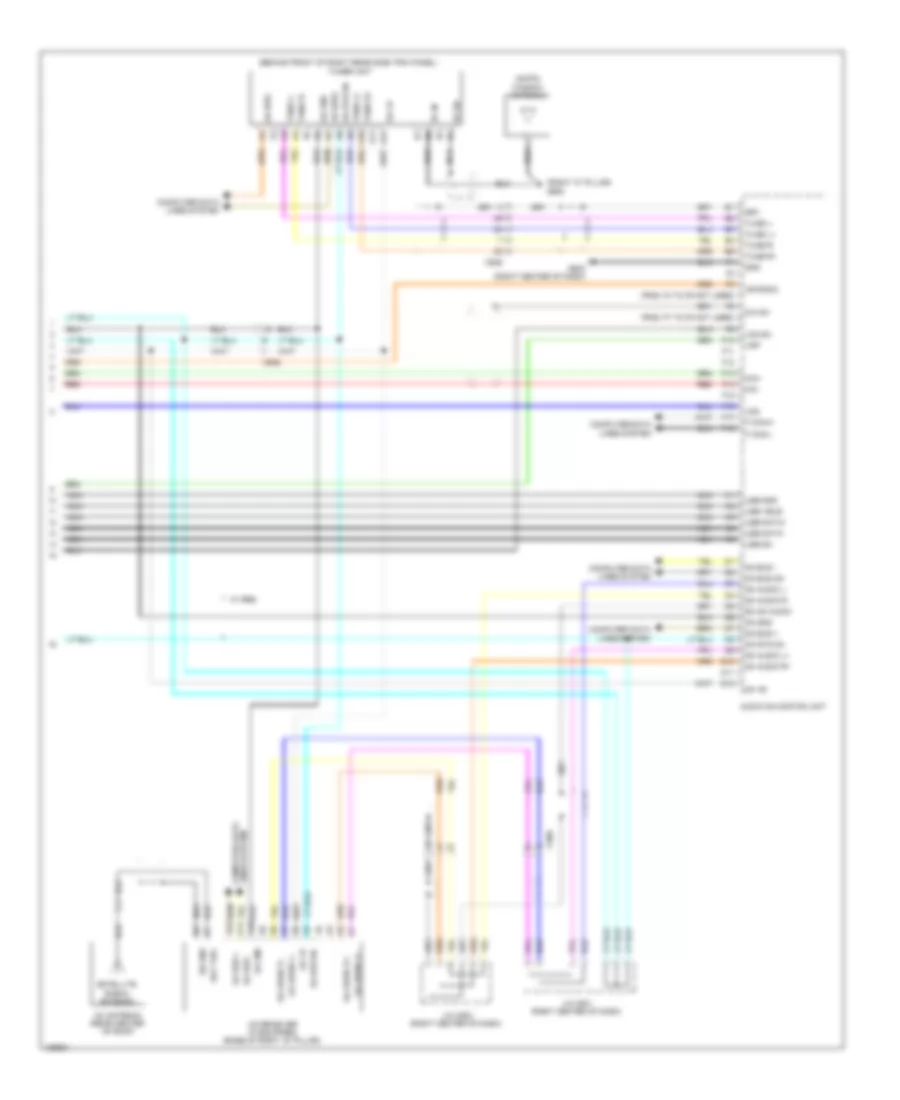 Navigation Wiring Diagram 7 of 7 for Honda Odyssey EX 2014