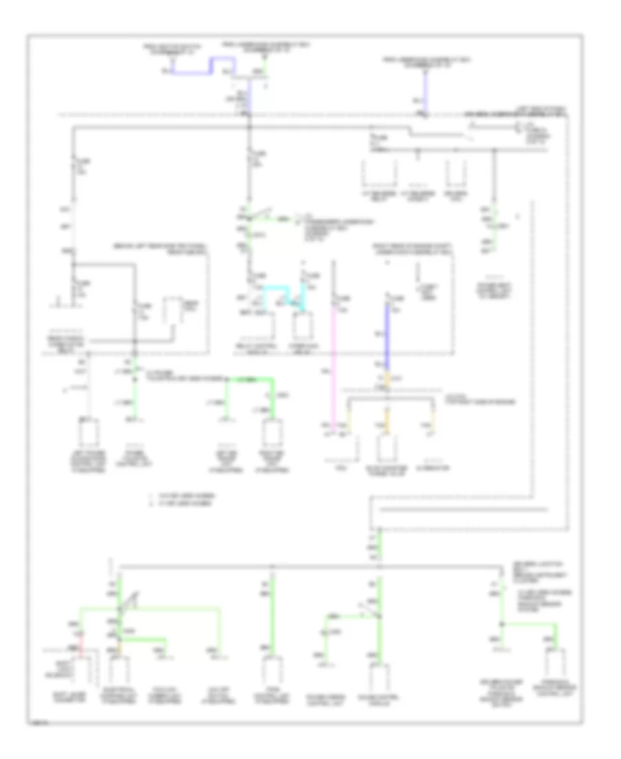 Power Distribution Wiring Diagram (7 of 10) for Honda Odyssey EX 2014