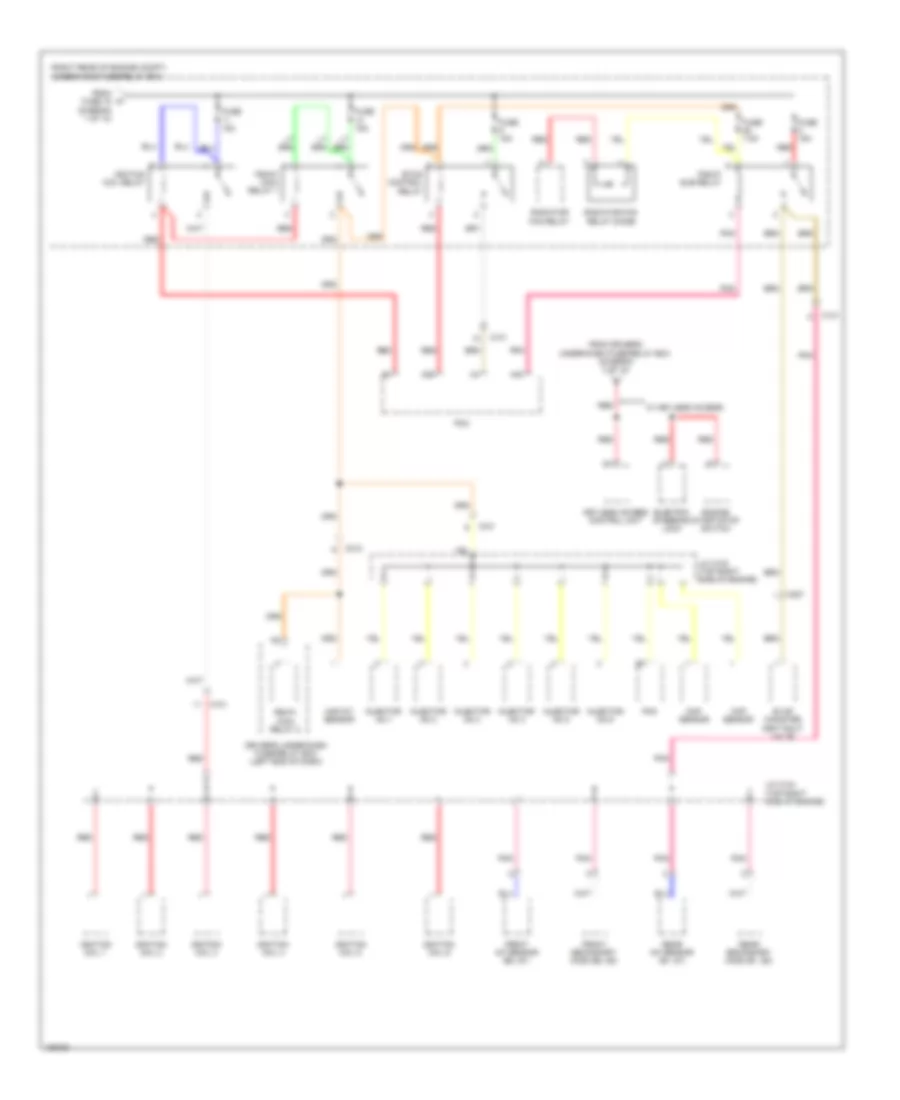 Power Distribution Wiring Diagram 9 of 10 for Honda Odyssey EX 2014