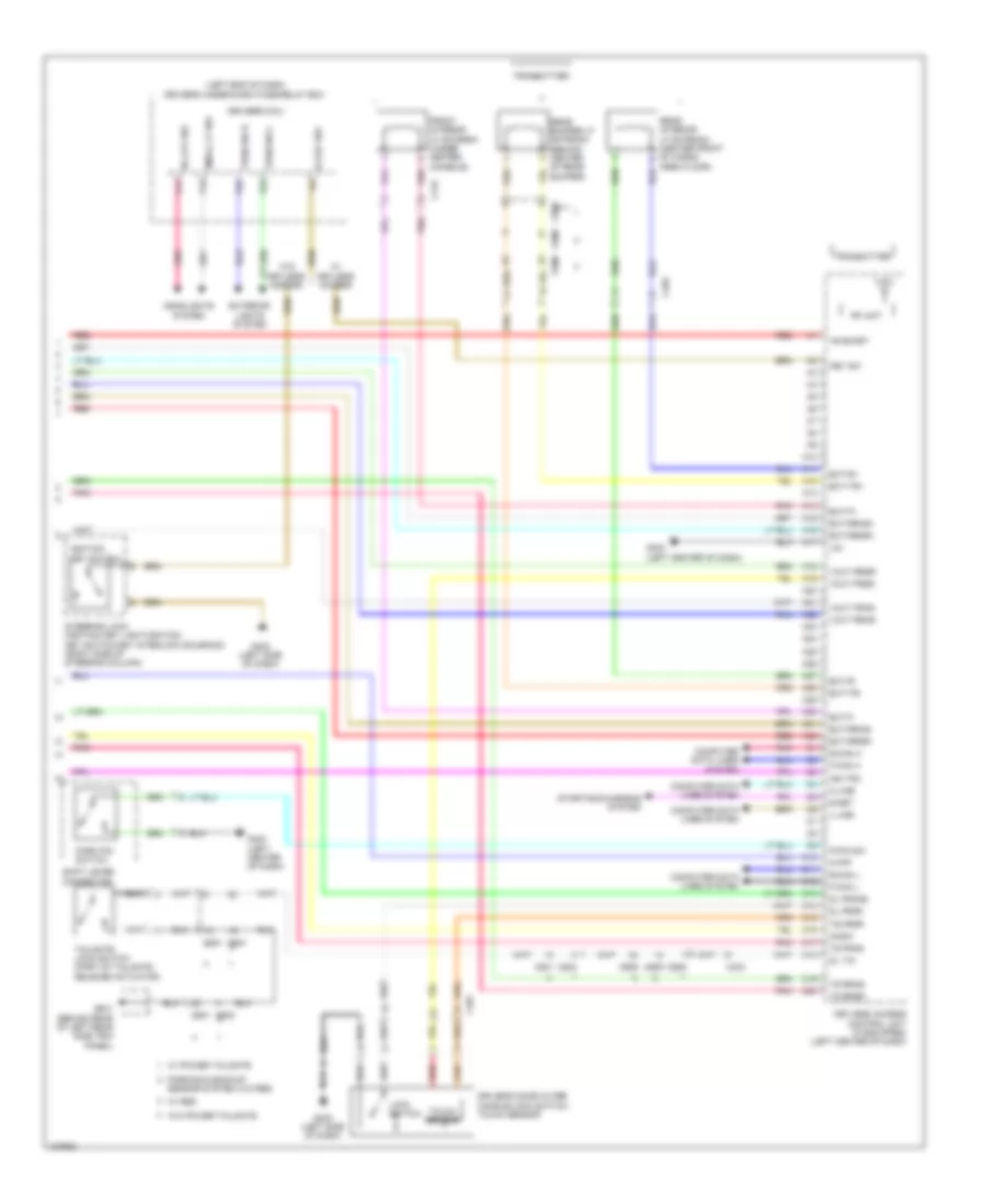 Power Door Locks Wiring Diagram (8 of 8) for Honda Odyssey EX 2014