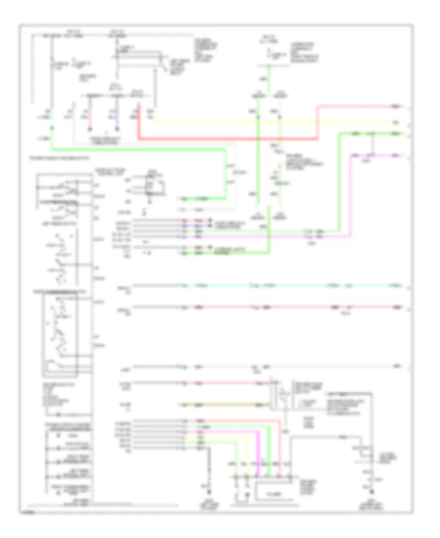 Power Windows Wiring Diagram 1 of 2 for Honda Odyssey EX 2014