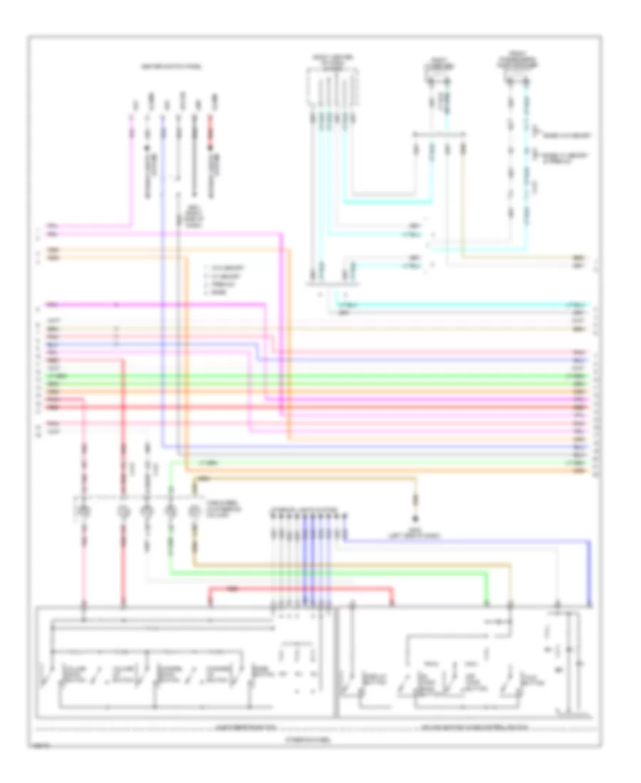 Radio Wiring Diagram, with Navigation (2 of 7) for Honda Odyssey EX 2014