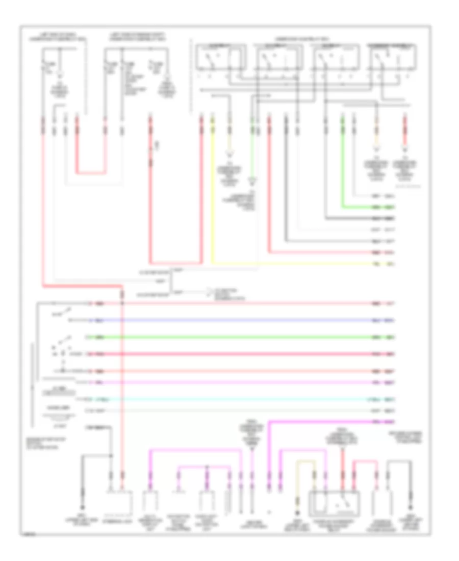 Power Distribution Wiring Diagram, Except Hybrid (6 of 6) for Honda Accord EX-L 2014