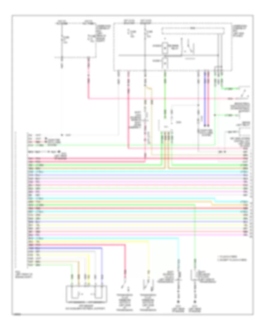 Transmission Wiring Diagram Hybrid 1 of 2 for Honda Accord EX L 2014