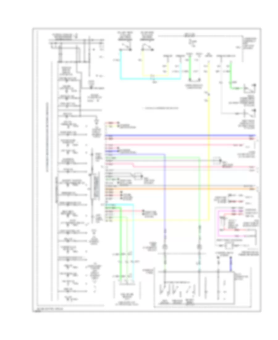 Instrument Cluster Wiring Diagram 1 of 2 for Honda Pilot Touring 2014
