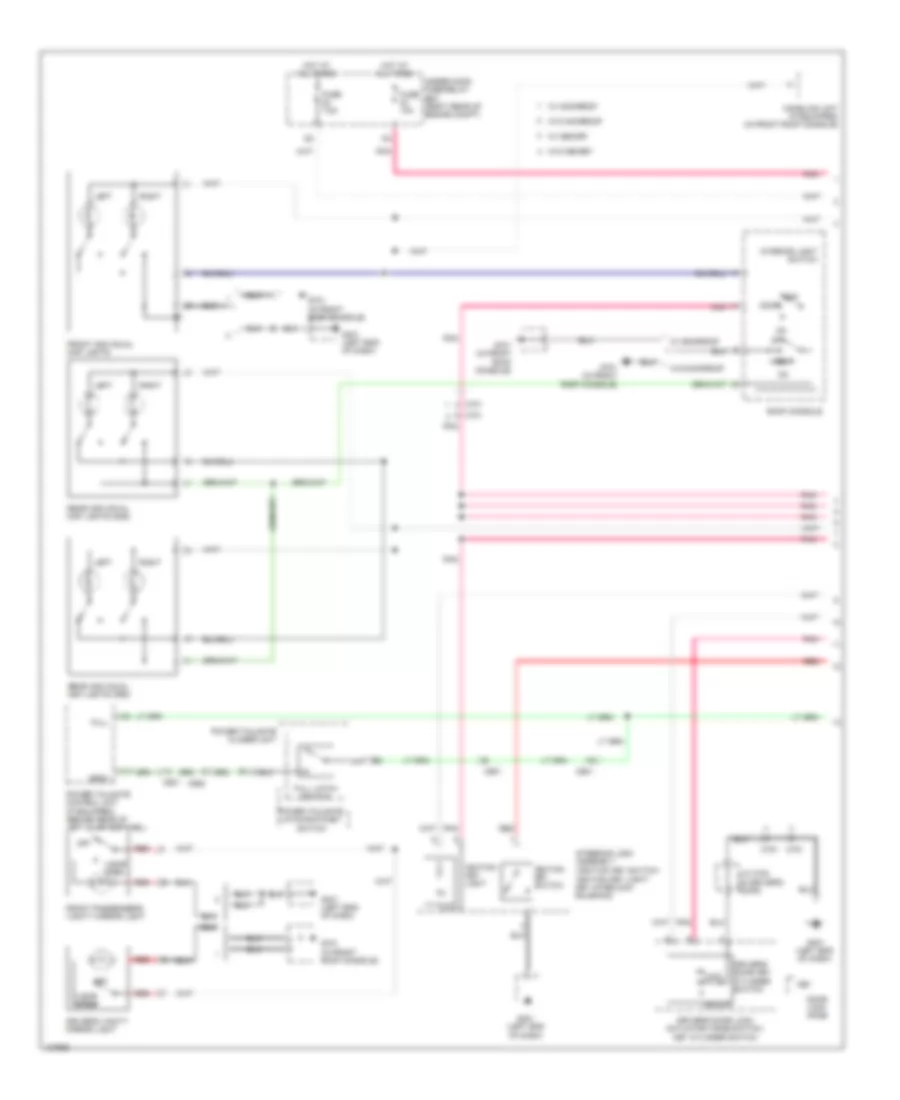 Courtesy Lamps Wiring Diagram 1 of 3 for Honda Pilot Touring 2014