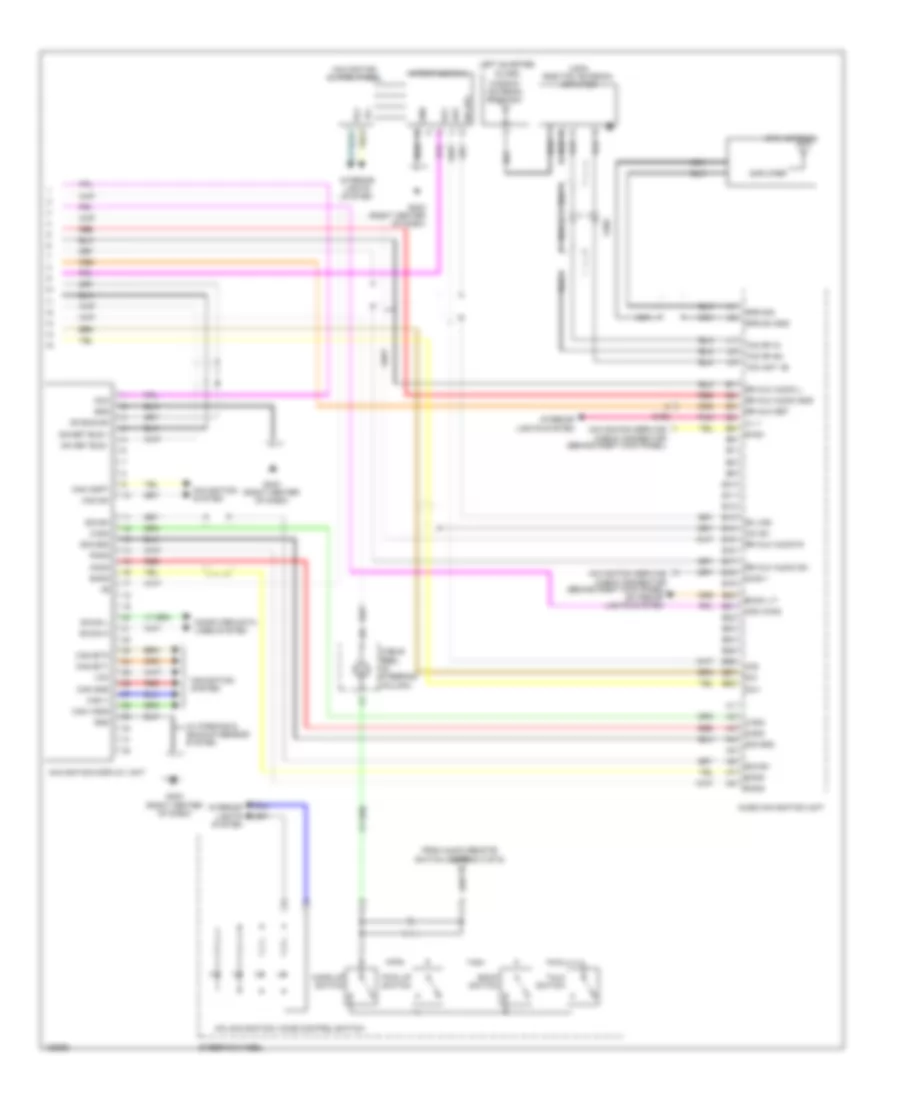 Navigation Wiring Diagram (6 of 6) for Honda Pilot Touring 2014