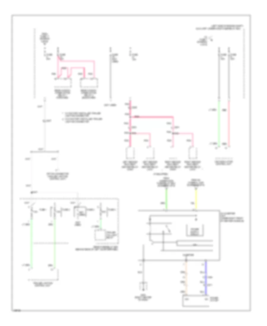 Power Distribution Wiring Diagram 3 of 9 for Honda Pilot Touring 2014