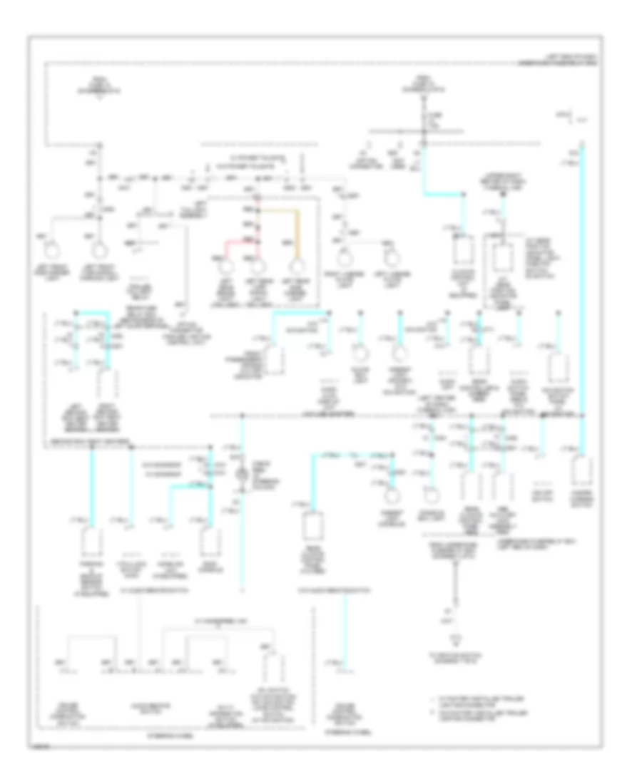 Power Distribution Wiring Diagram (6 of 9) for Honda Pilot Touring 2014
