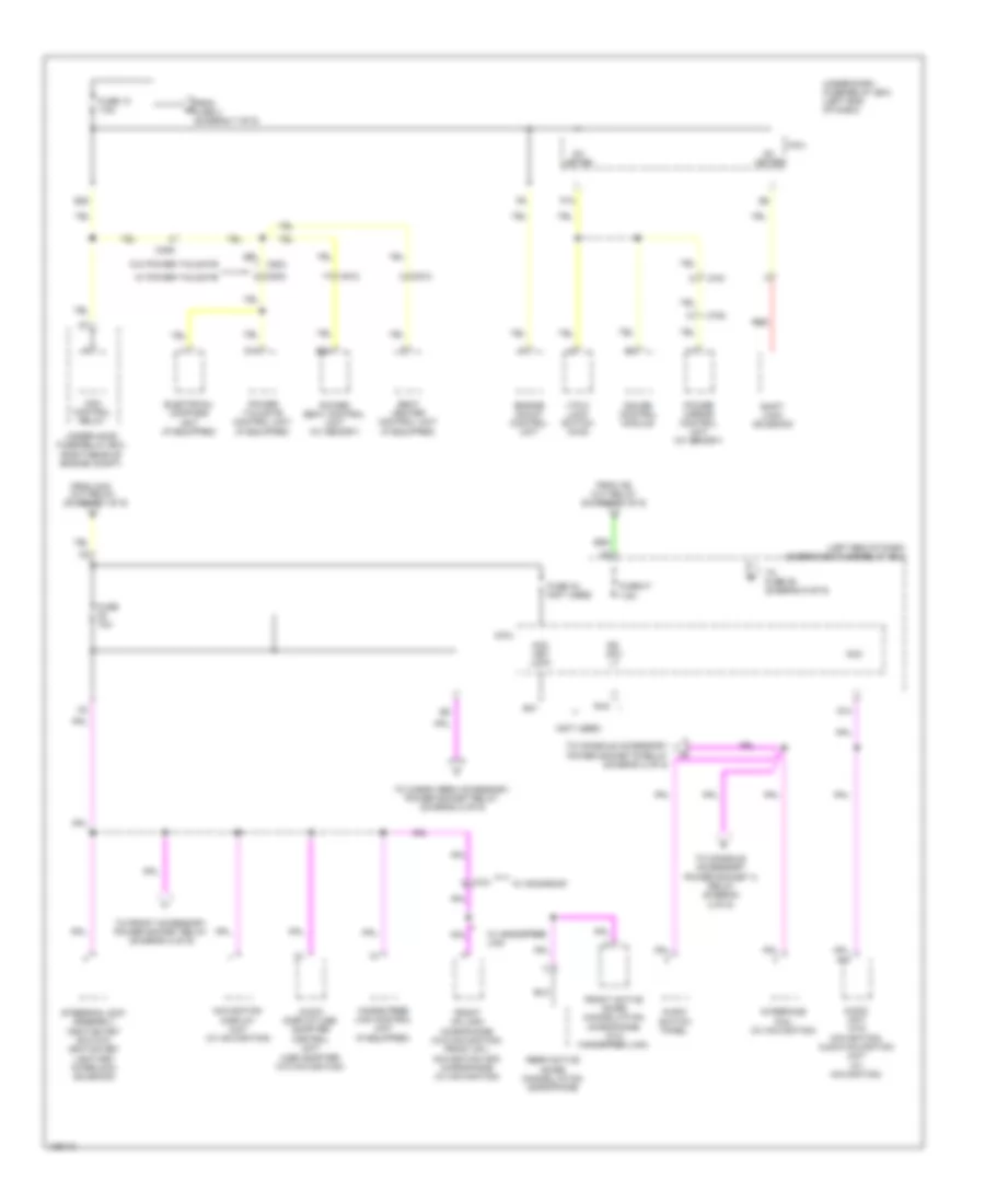 Power Distribution Wiring Diagram (8 of 9) for Honda Pilot Touring 2014