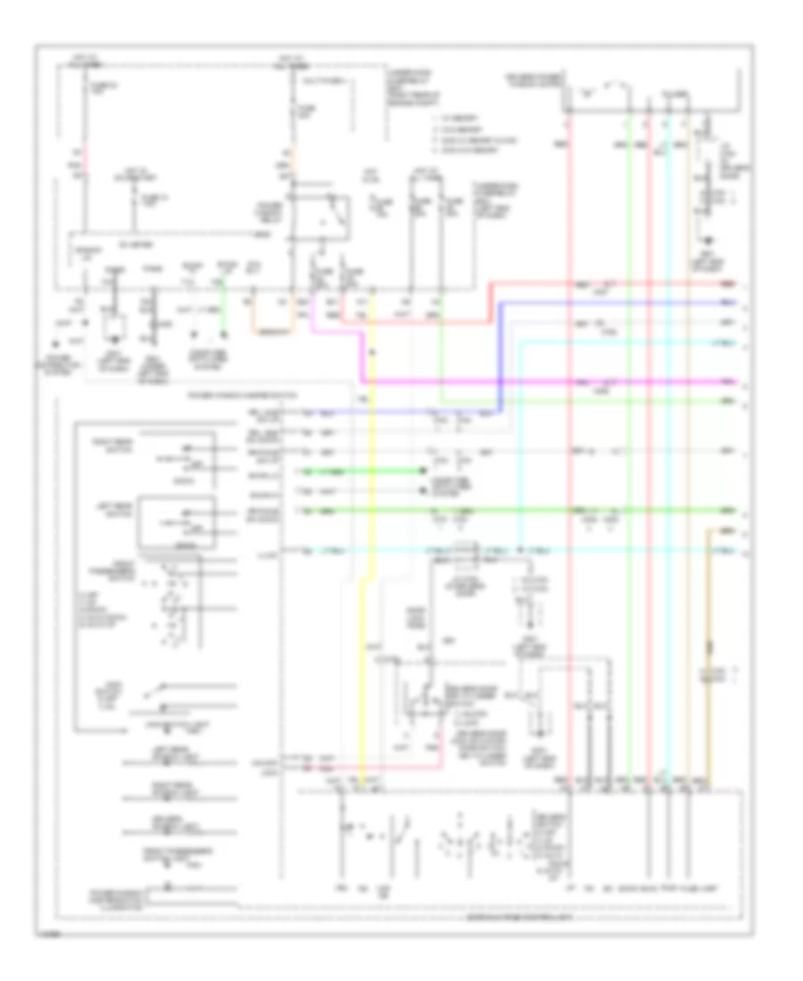 Power Windows Wiring Diagram 1 of 2 for Honda Pilot Touring 2014