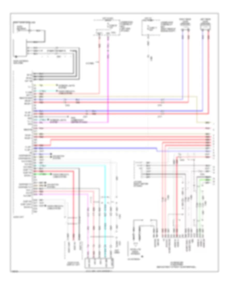 Base Radio Wiring Diagram 1 of 3 for Honda Pilot Touring 2014