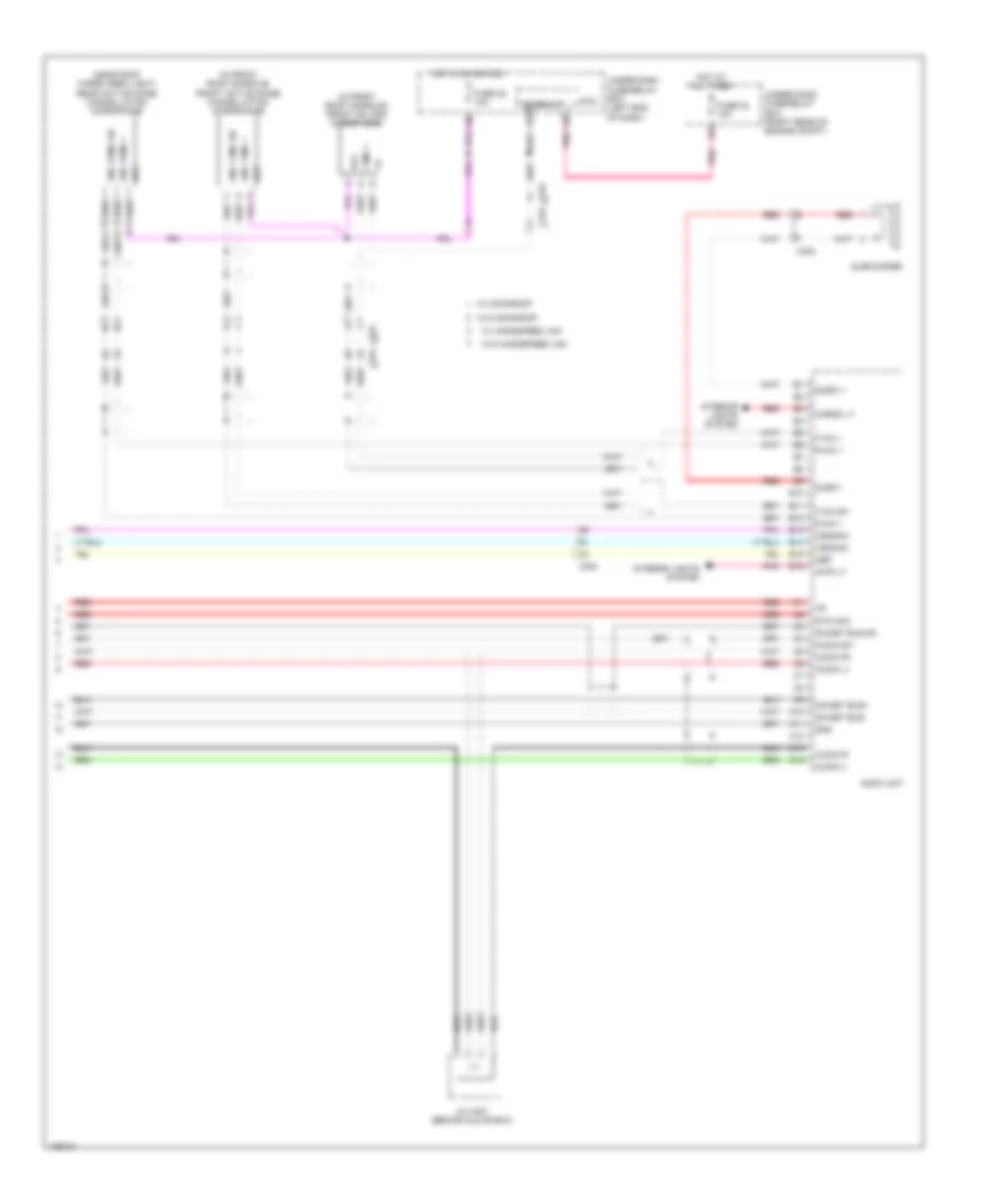Base Radio Wiring Diagram (3 of 3) for Honda Pilot Touring 2014