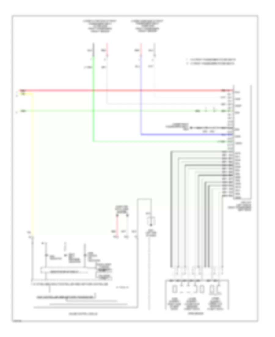 Supplemental Restraints Wiring Diagram 3 of 3 for Honda Pilot Touring 2014