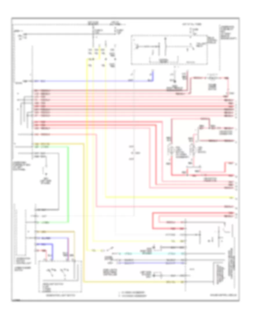 Instrument Illumination Wiring Diagram 1 of 2 for Honda Ridgeline RTS 2014