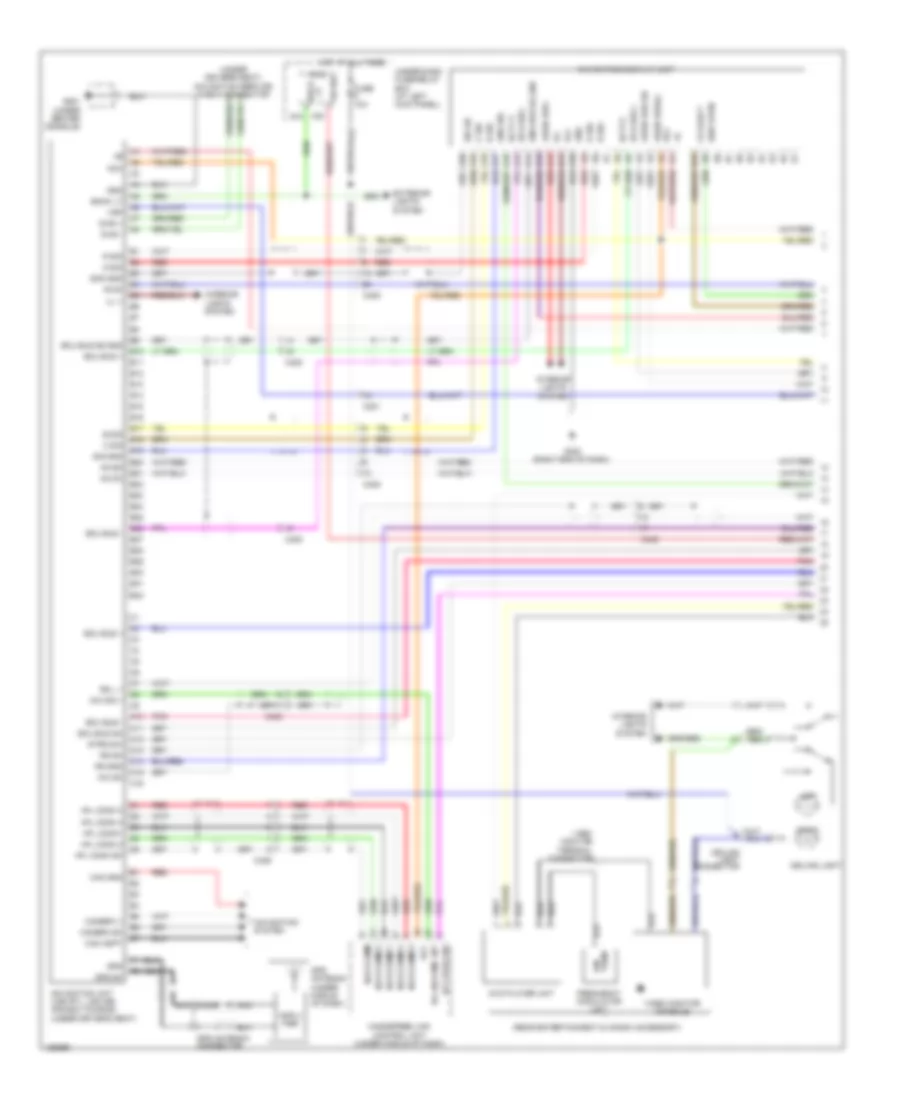 Navigation Wiring Diagram 1 of 4 for Honda Ridgeline RTS 2014