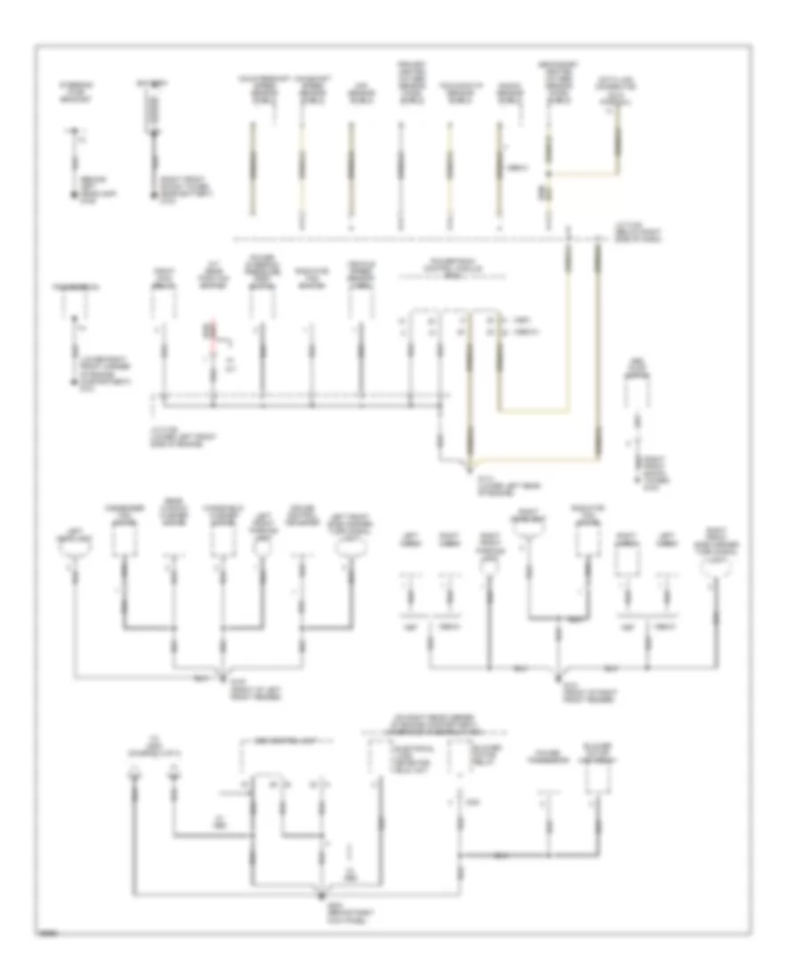 Ground Distribution Wiring Diagram 1 of 3 for Honda CR V LX 1997