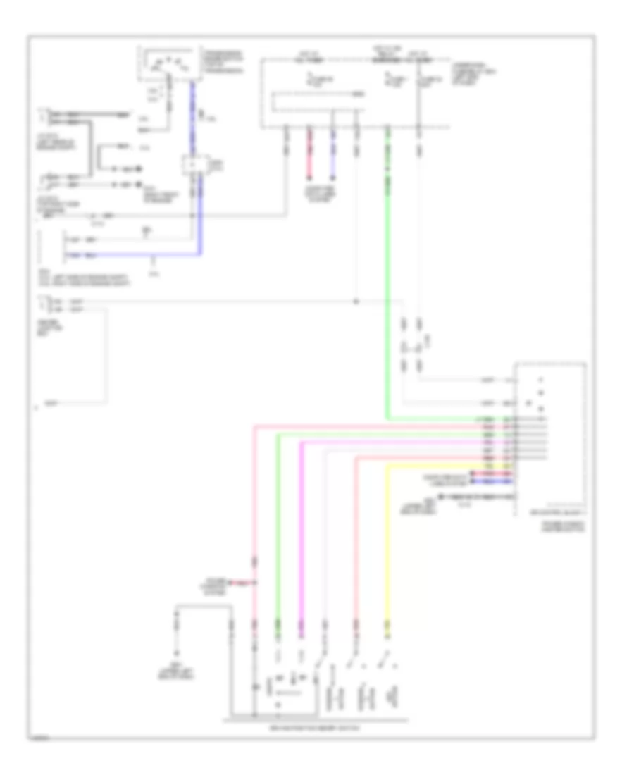 Memory Systems Wiring Diagram, Except Hybrid (2 of 2) for Honda Accord Touring 2014