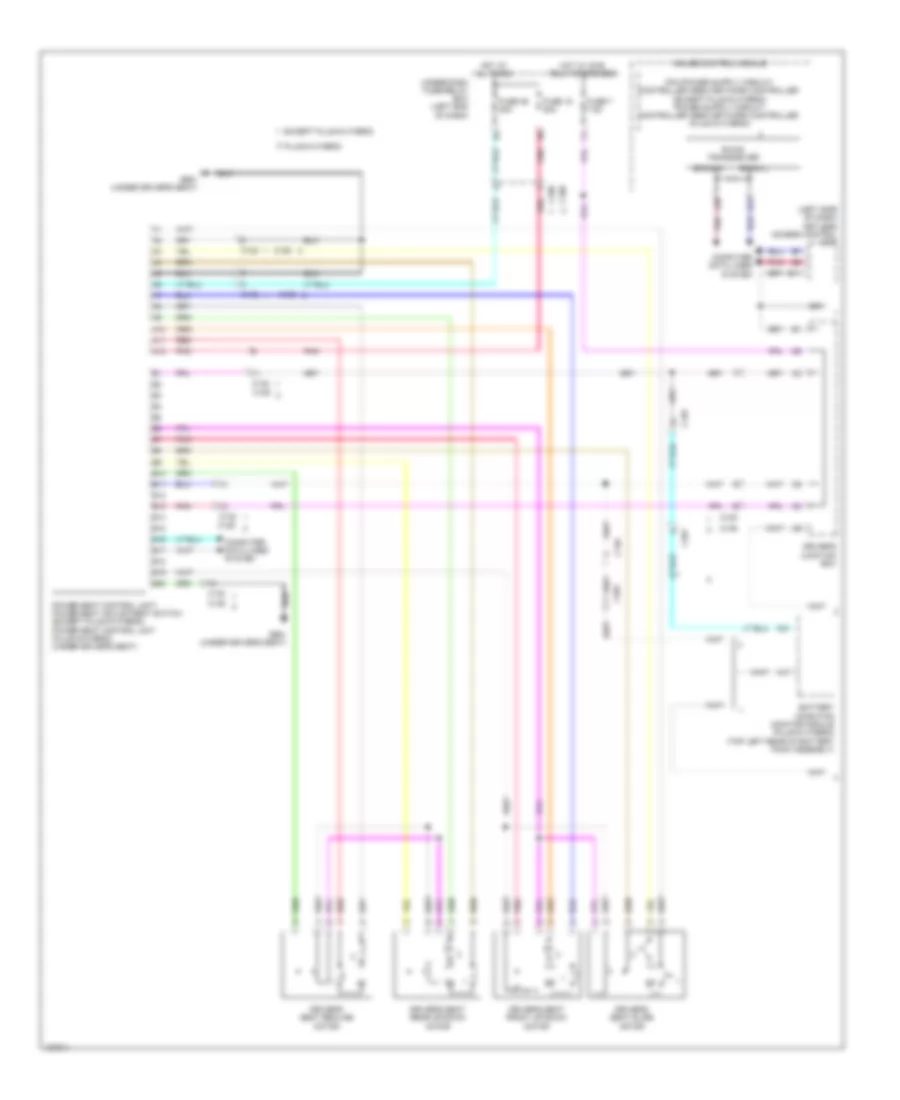 Memory Systems Wiring Diagram Hybrid 1 of 2 for Honda Accord Touring 2014