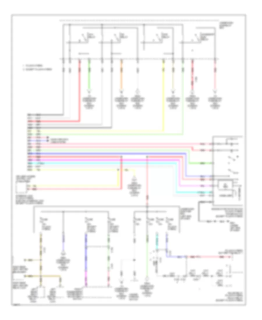 Power Distribution Wiring Diagram, Hybrid (2 of 5) for Honda Accord Touring 2014