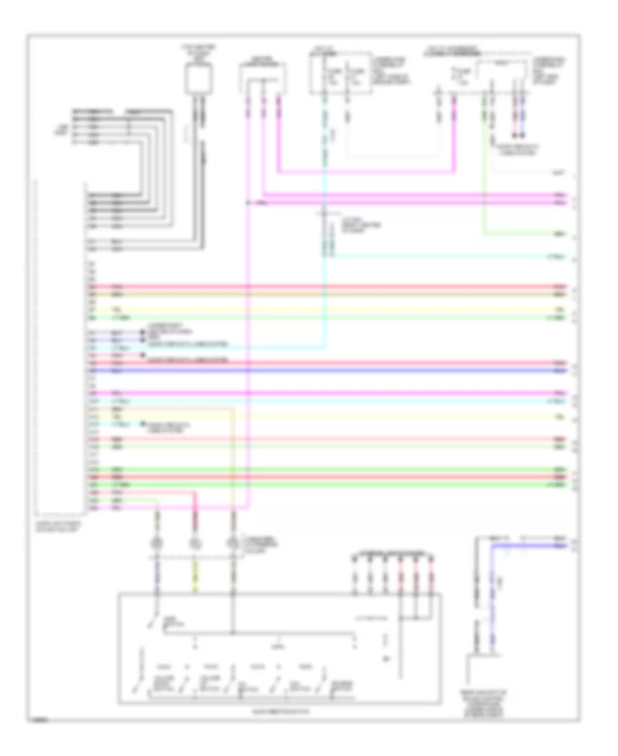 Premium Radio Wiring Diagram Except Hybrid with Navigation 1 of 5 for Honda Accord Touring 2014