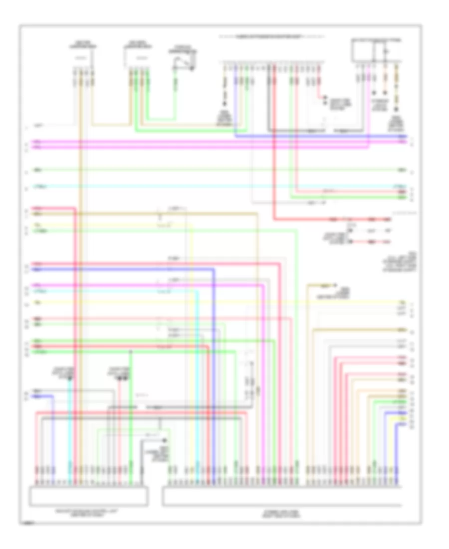 Premium Radio Wiring Diagram, Except Hybrid with Navigation (2 of 5) for Honda Accord Touring 2014