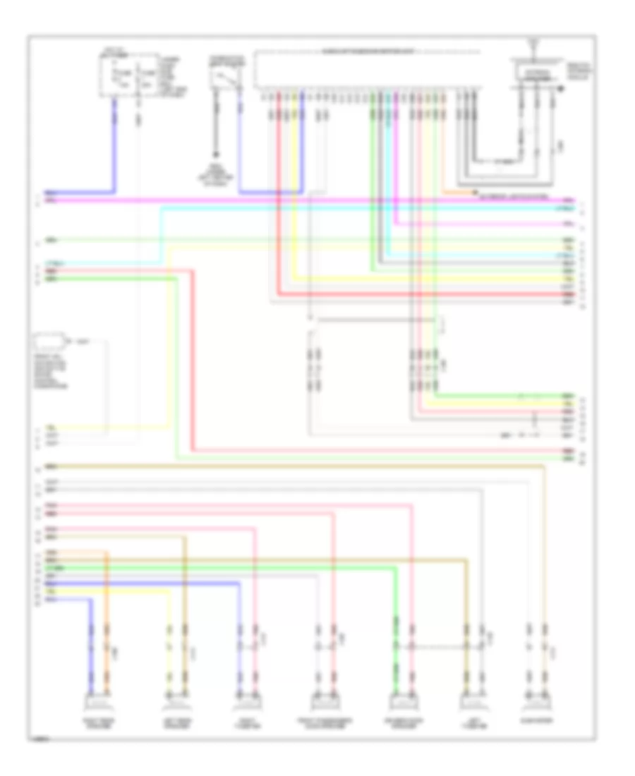 Premium Radio Wiring Diagram Except Hybrid with Navigation 3 of 5 for Honda Accord Touring 2014