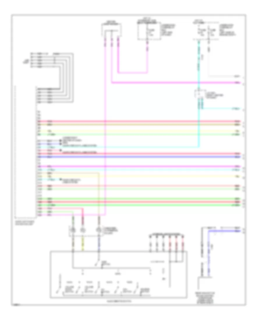 Premium Radio Wiring Diagram Except Hybrid without Navigation 1 of 5 for Honda Accord Touring 2014