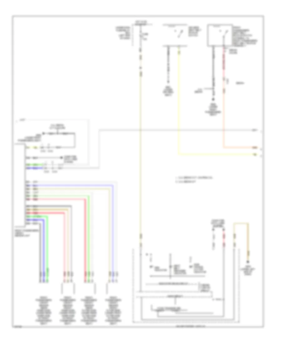Supplemental Restraints Wiring Diagram, Except Hybrid (2 of 3) for Honda Accord Touring 2014