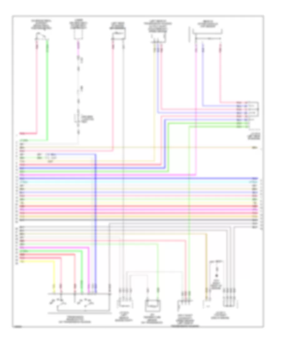 Transmission Wiring Diagram, AT (2 of 3) for Honda Accord Touring 2014