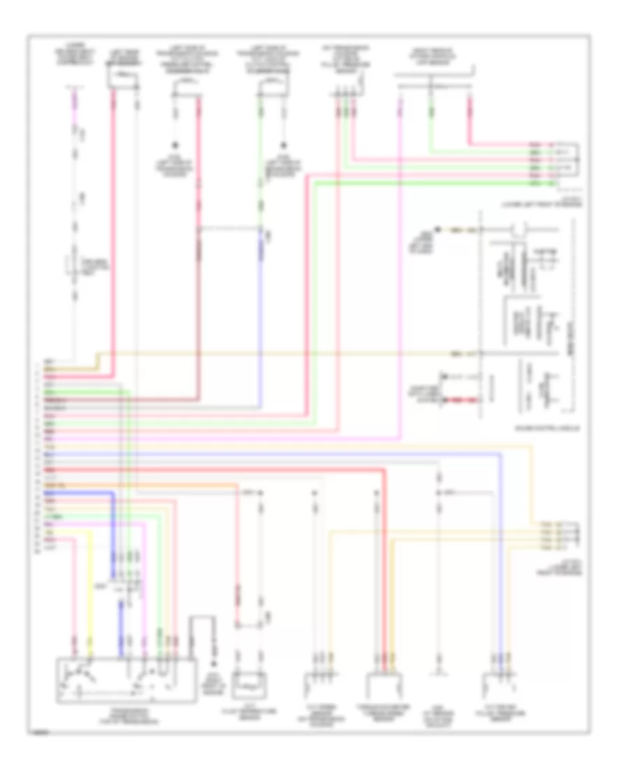 Transmission Wiring Diagram, CVT (2 of 2) for Honda Accord Touring 2014
